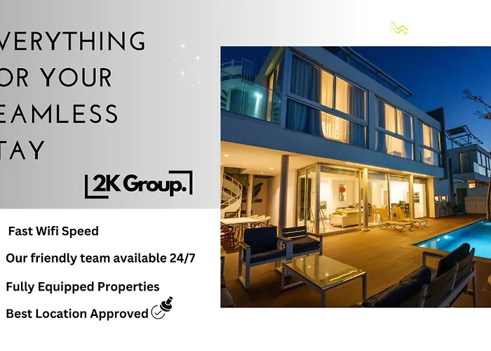 Hubstay - Seaview Pearl Suite Mackenzie By Larnaca Airport